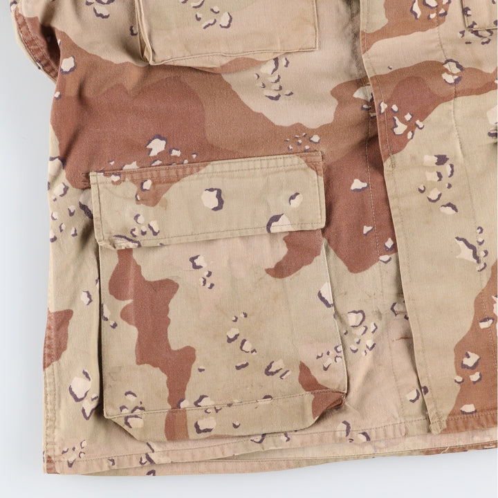 US Army Camouflage Pattern 6C Desert Chocolate Chip Camo BDU Military Jacket Men's L equivalent /eaa513609