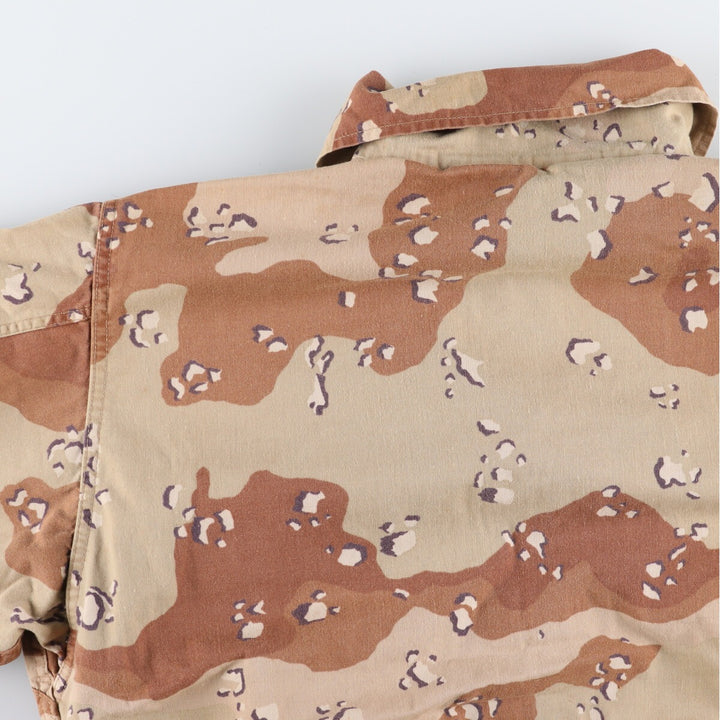 US Army Camouflage Pattern 6C Desert Chocolate Chip Camo BDU Military Jacket Men's L equivalent /eaa513609