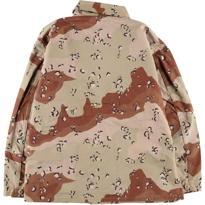 Genuine US military camouflage Pattern 6C Desert Chocolate Chip Camo BDU Military Jacket Made in USA LARGE-XSHORT Men's L equivalent /eaa513611