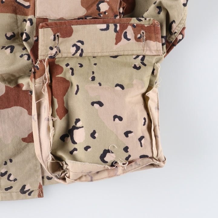 Genuine US military camouflage Pattern 6C Desert Chocolate Chip Camo BDU Military Jacket Made in USA LARGE-XSHORT Men's L equivalent /eaa513611