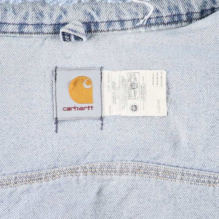 90'S Carhartt denim jacket, G-jacket, made in USA, men's XXL size, vintage /eaa513625