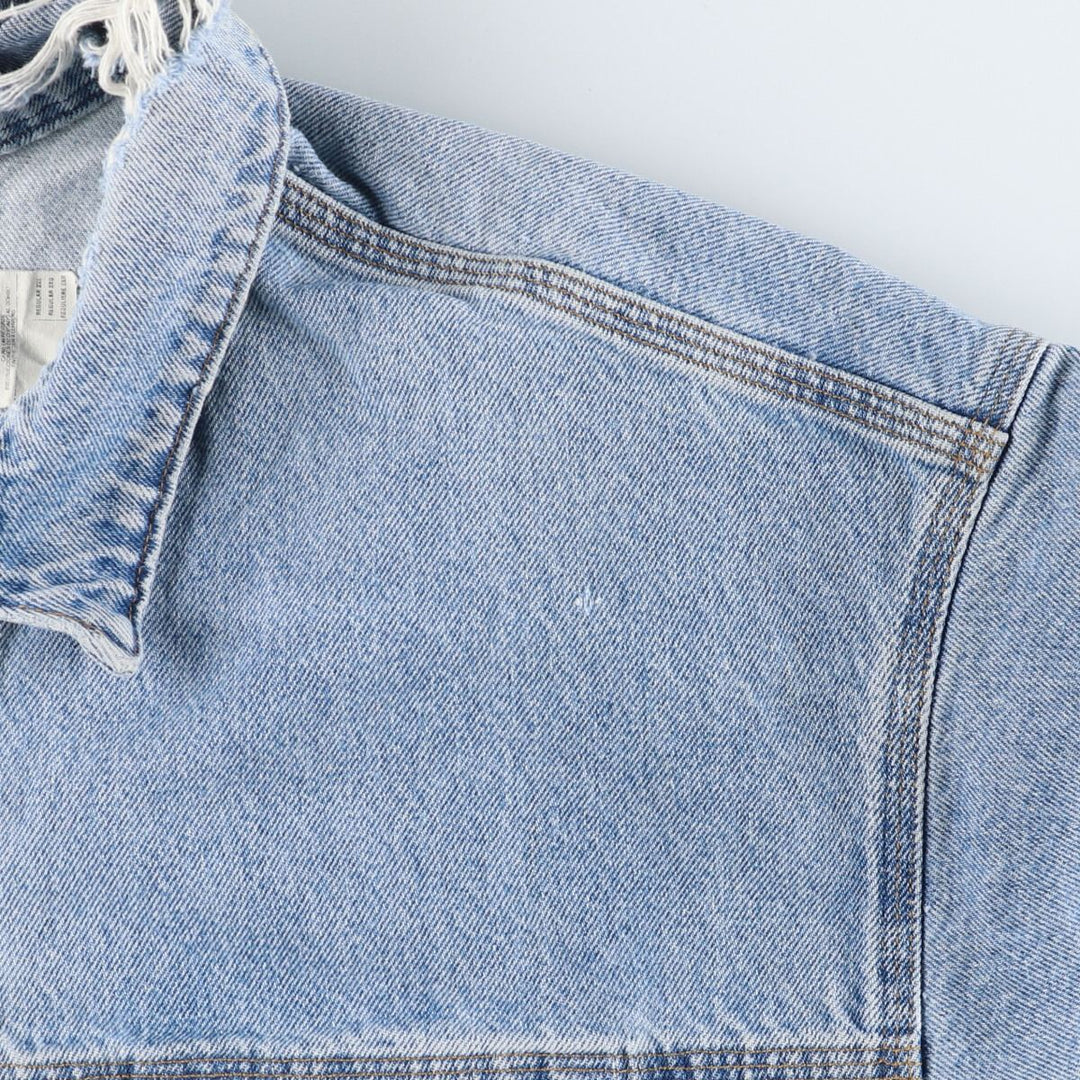 90'S Carhartt denim jacket, G-jacket, made in USA, men's XXL size, vintage /eaa513625