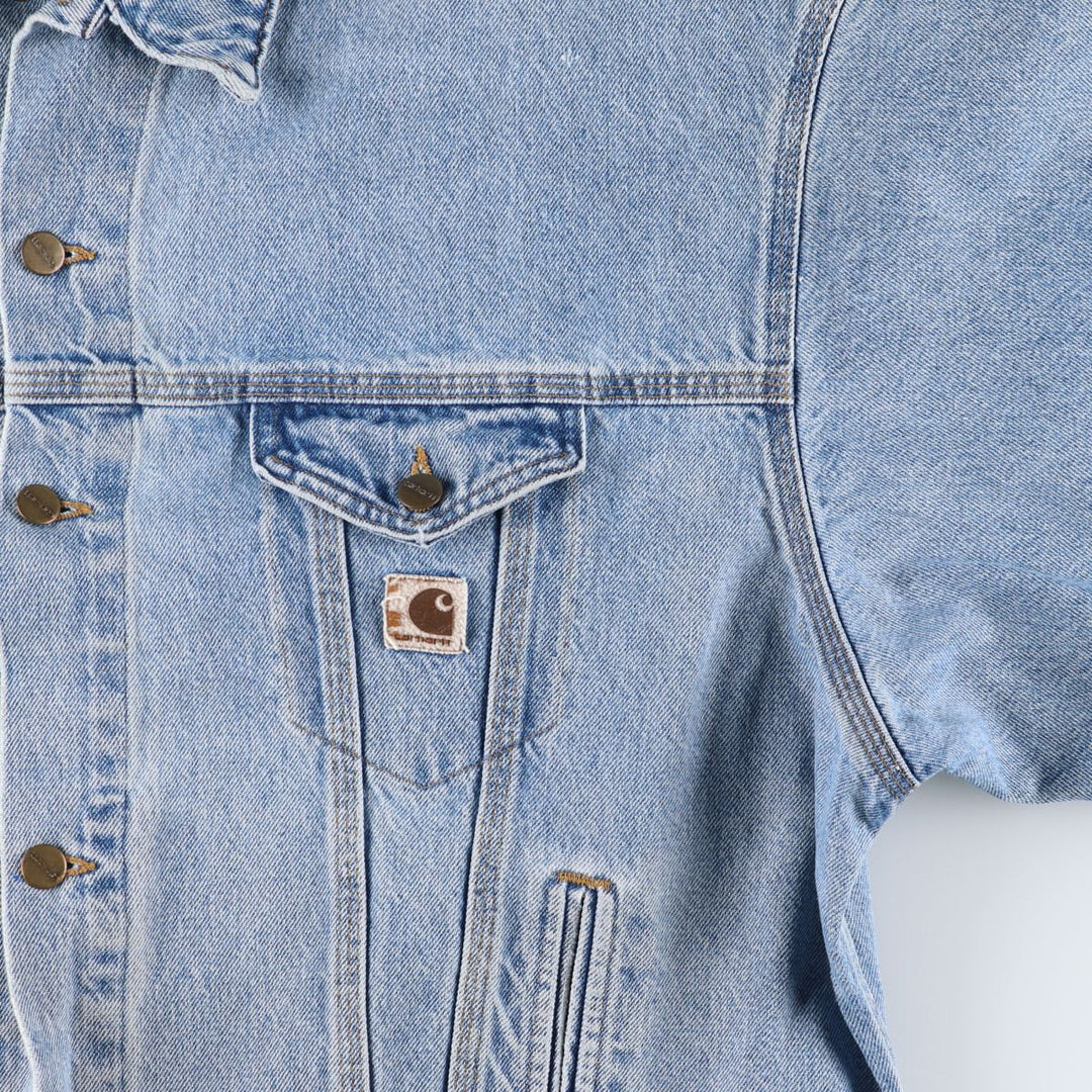 90'S Carhartt denim jacket, G-jacket, made in USA, men's XXL size, vintage /eaa513625