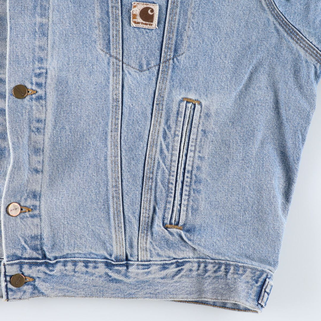 90'S Carhartt denim jacket, G-jacket, made in USA, men's XXL size, vintage /eaa513625