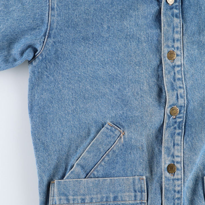 80s-90'S Calvin Klein Sport denim coverall made in USA, men's size L, vintage / eaa513637