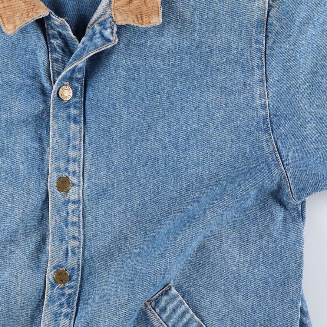 80s-90'S Calvin Klein Sport denim coverall made in USA, men's size L, vintage / eaa513637