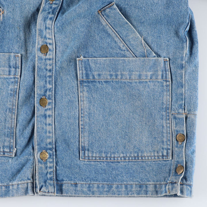 80s-90'S Calvin Klein Sport denim coverall made in USA, men's size L, vintage / eaa513637