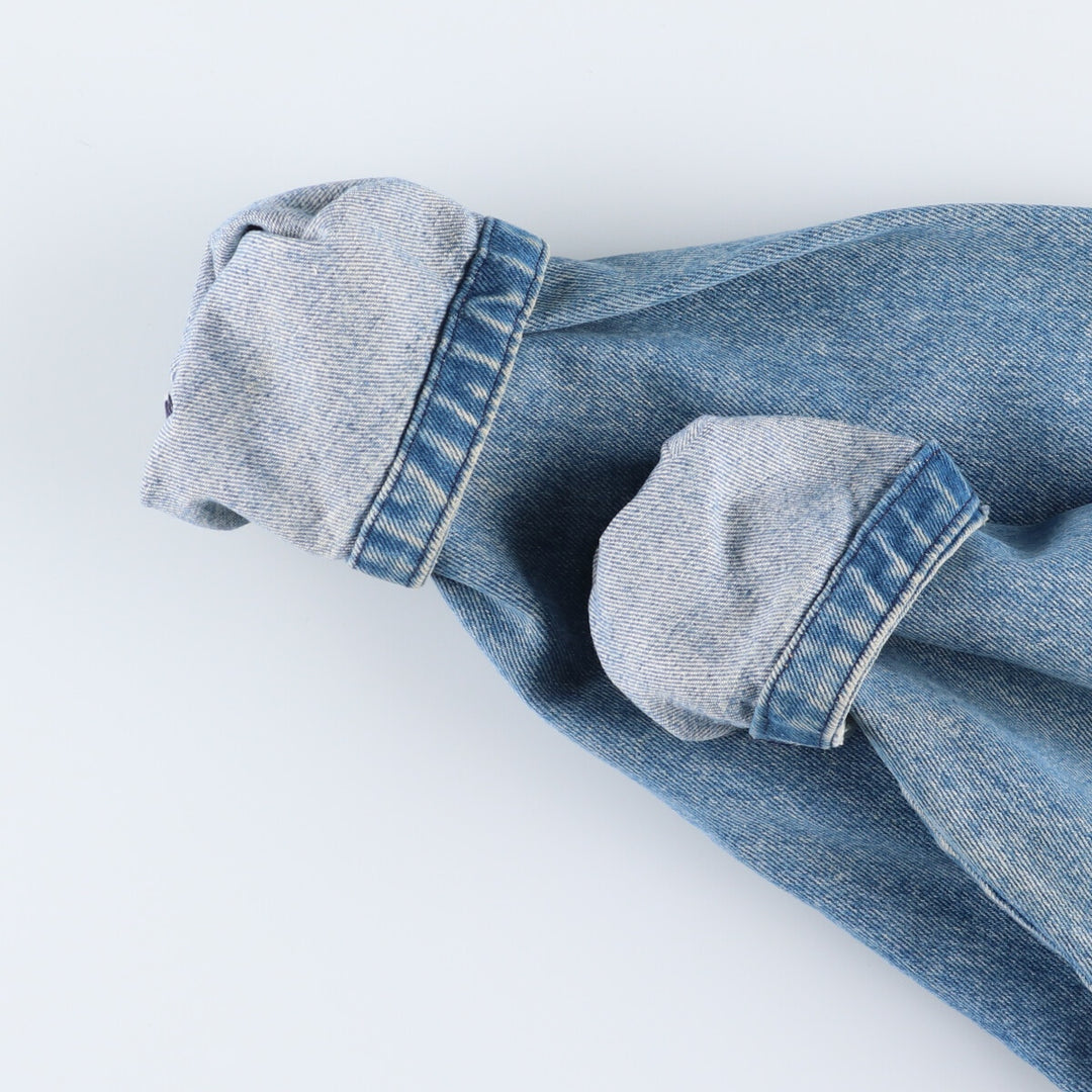 80s-90'S Calvin Klein Sport denim coverall made in USA, men's size L, vintage / eaa513637