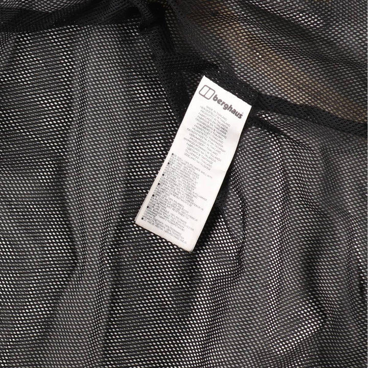 Berghaus AQ2 Retractable Hood Windbreaker, Men's Size L polyester black type Vintage Second Hand