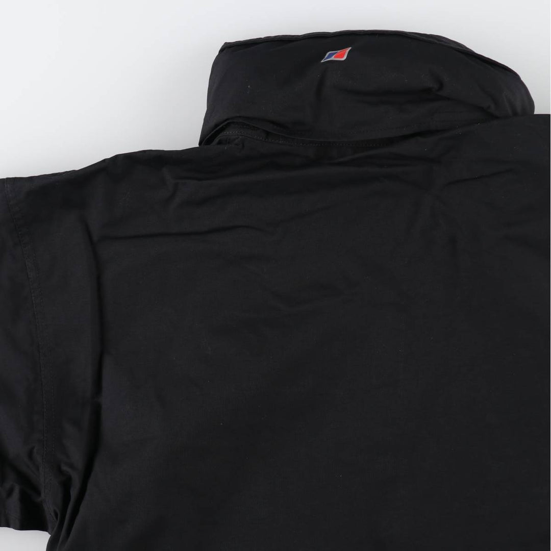 Berghaus AQ2 Retractable Hood Windbreaker, Men's Size L polyester black type Vintage Second Hand