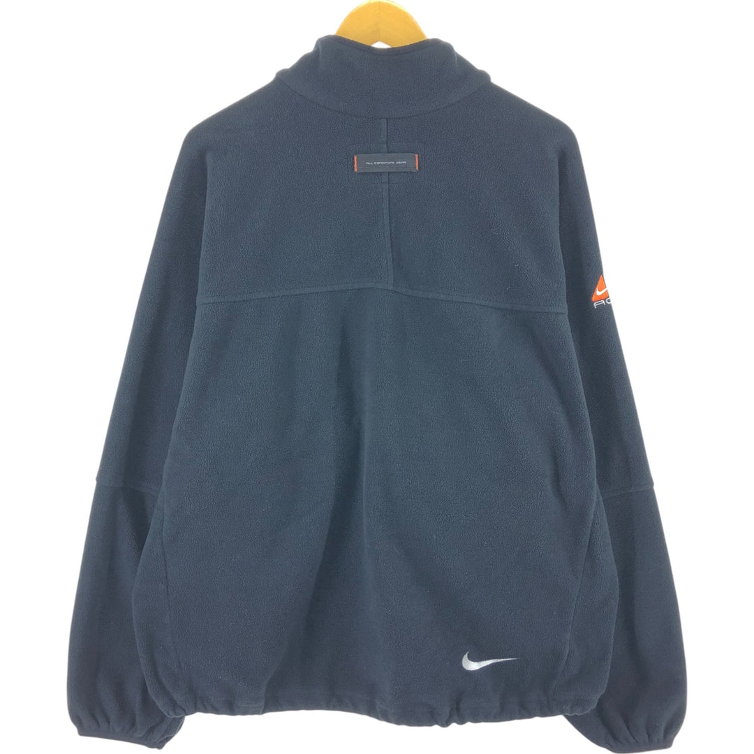 90'S Nike ACG THERMAL LAYER 2 Half Zip Fleece Pullover Men's L Size Vintage /eaa513704