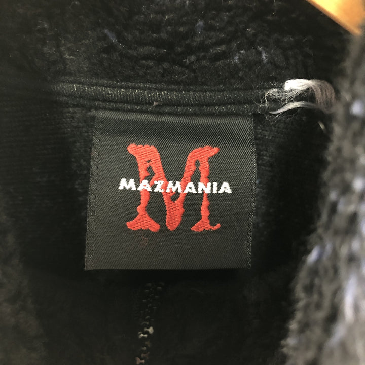 90'S MAZMANIA Wolf Pattern Fleece Jacket Made in USA Men's M Size Vintage /eaa513714