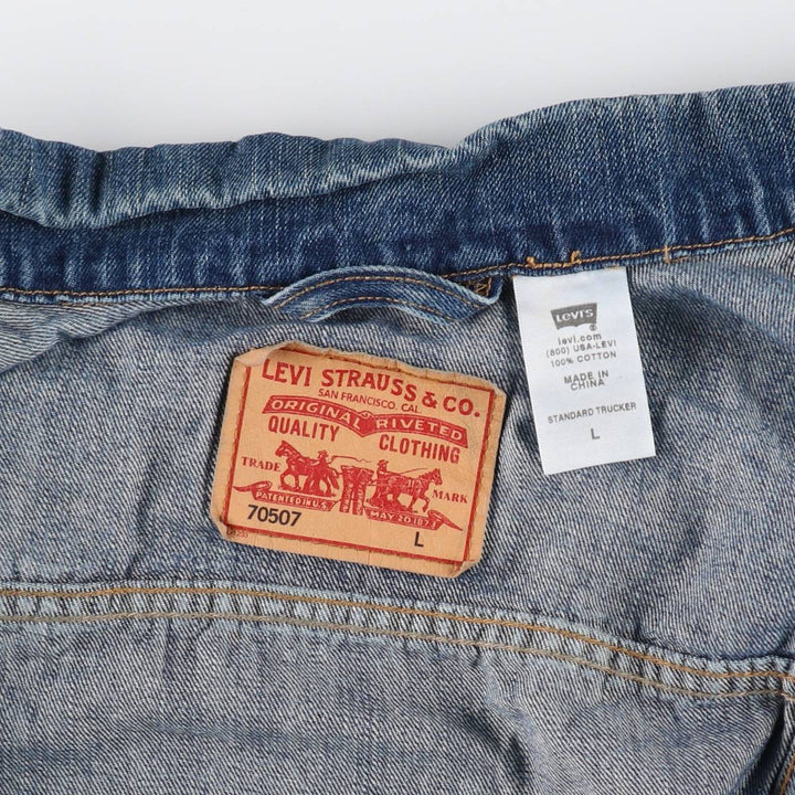 00'S Levi's 70507 denim jacket, denim jacket, men's size L / eaa513728