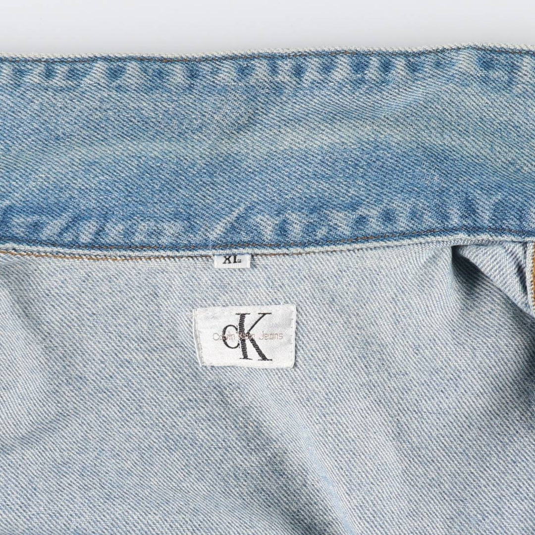 90s~00'S Calvin Klein JEANS denim jacket G-jacket Men's XL equivalent /eaa513730