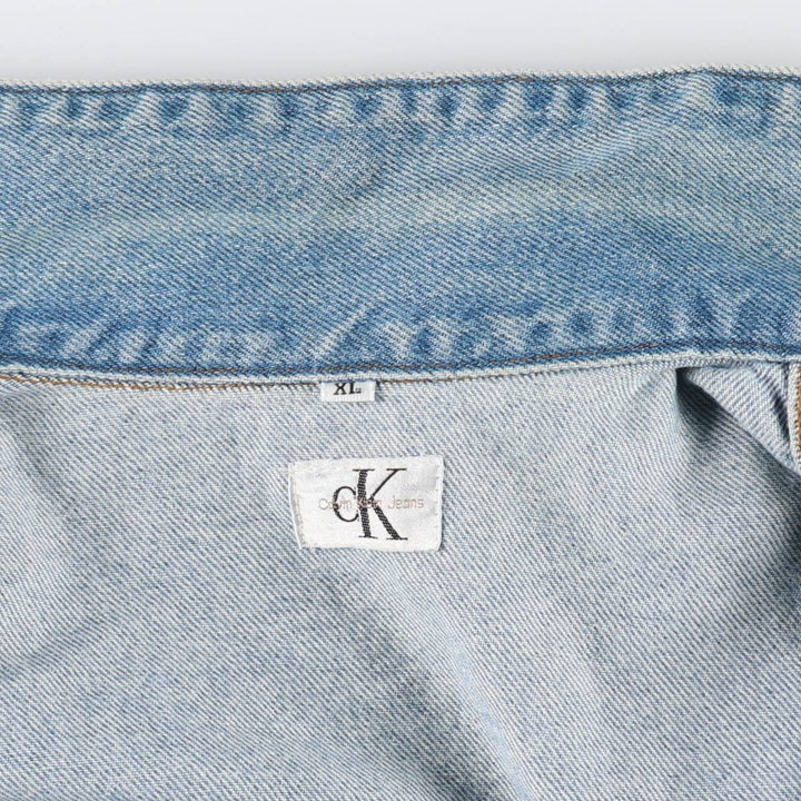 90s~00'S Calvin Klein JEANS denim jacket G-jacket Men's XL equivalent /eaa513730