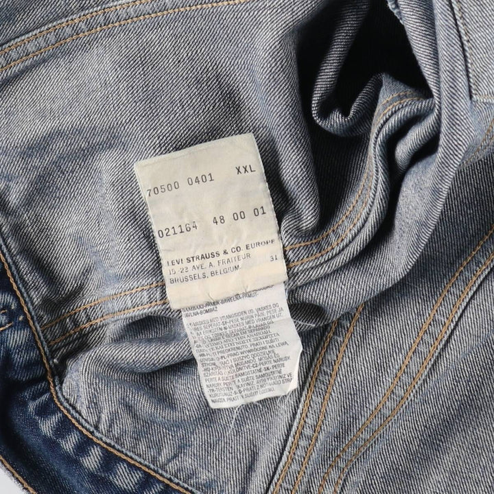 Levi's 70500-04 Euro Model Denim Jacket, G-Jean, Men's XXL equivalent / eaa513731