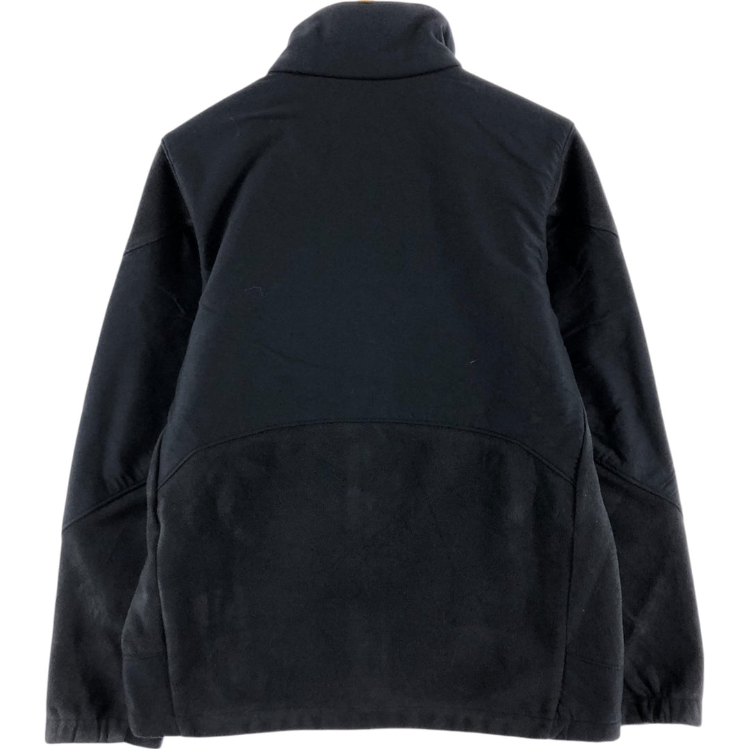 Columbia fleece jacket, men's size M polyester black type Vintage Second Hand
