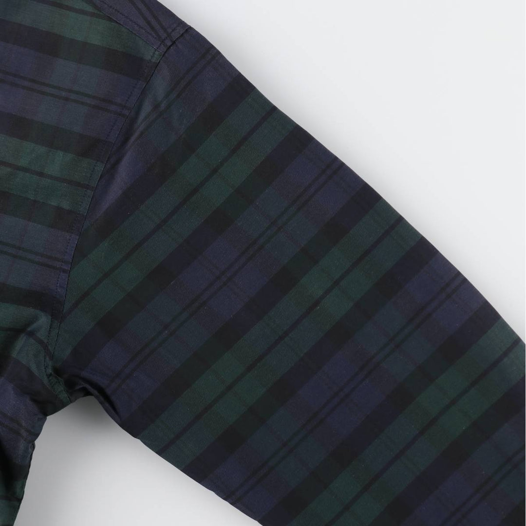 00'S Tommy Hilfiger GOLF Check Pattern Collared Cotton x Nylon Blouson Men's Size L / eaa513859