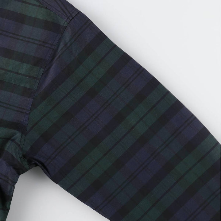 00'S Tommy Hilfiger GOLF Check Pattern Collared Cotton x Nylon Blouson Men's Size L / eaa513859