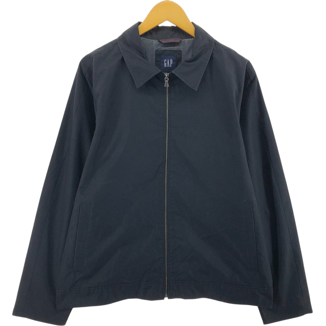 2000'S GAP windbreaker, men's size L unclear black type Vintage Second Hand