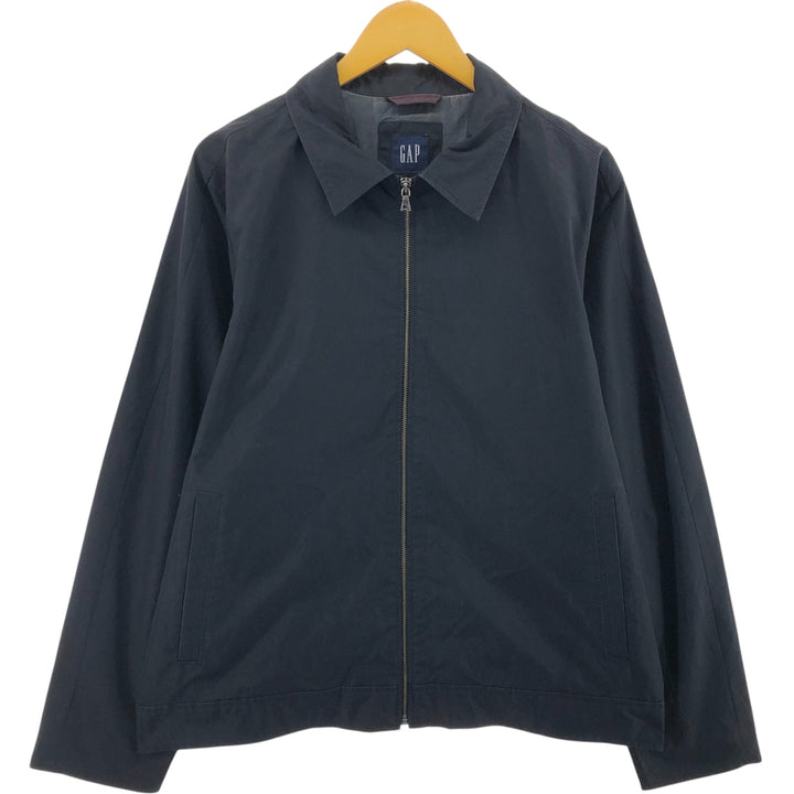2000'S GAP windbreaker, men's size L unclear black type Vintage Second Hand