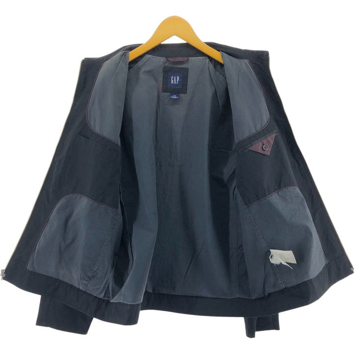 2000'S GAP windbreaker, men's size L unclear black type Vintage Second Hand