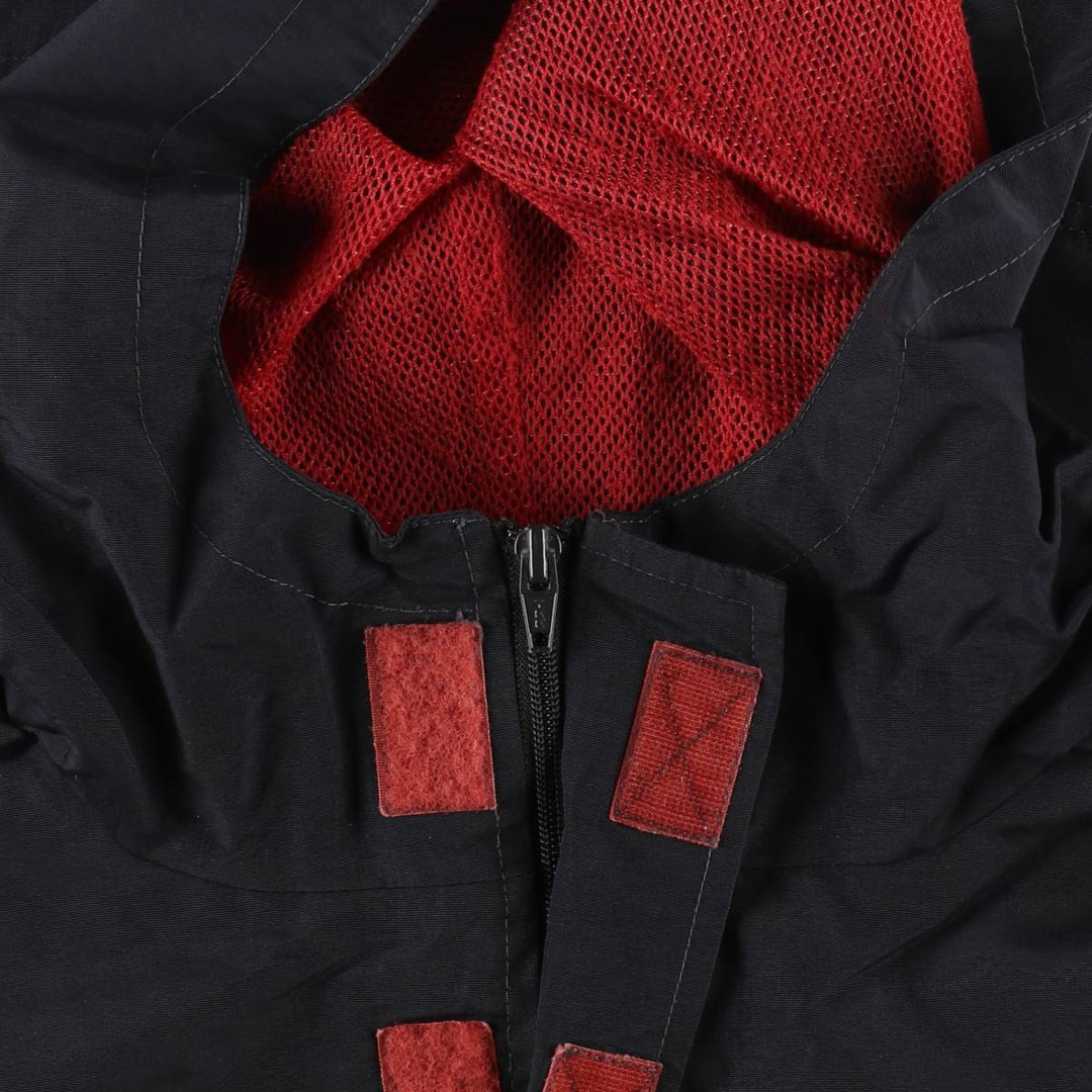 AIRWALK Half-Zip Anorak Parka, Men's XL Nylon black type Vintage Second Hand