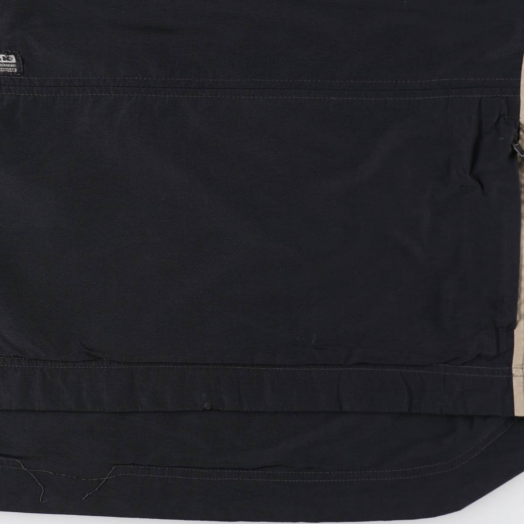 AIRWALK Half-Zip Anorak Parka, Men's XL Nylon black type Vintage Second Hand