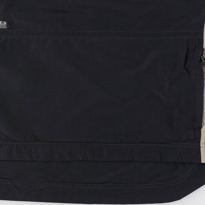 AIRWALK Half-Zip Anorak Parka, Men's XL Nylon black type Vintage Second Hand