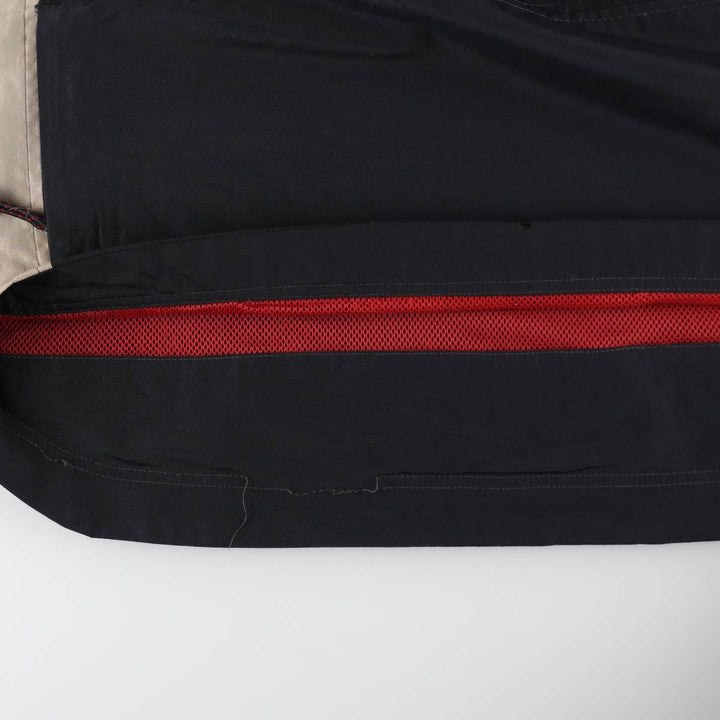 AIRWALK Half-Zip Anorak Parka, Men's XL Nylon black type Vintage Second Hand