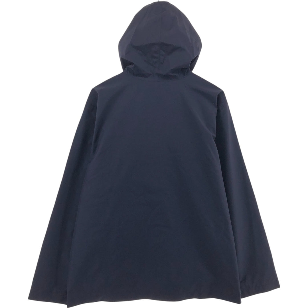 Vintage 80s-90'S Lands' End Gore-Tex Mountain Parka Shell Jacket, Men's Size Medium polyester navy blue type Vintage Second Hand