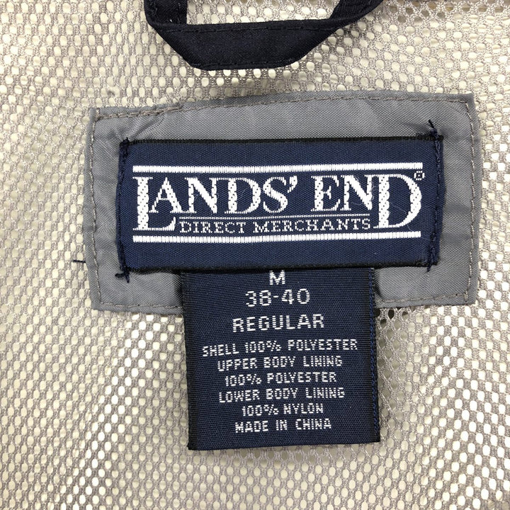 Vintage 80s-90'S Lands' End Gore-Tex Mountain Parka Shell Jacket, Men's Size Medium polyester navy blue type Vintage Second Hand