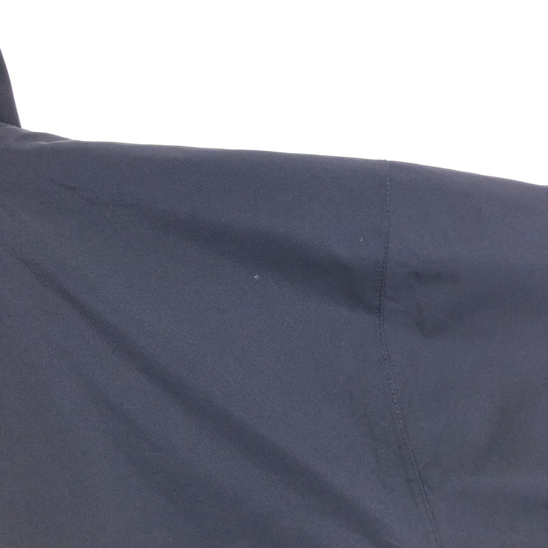 Vintage 80s-90'S Lands' End Gore-Tex Mountain Parka Shell Jacket, Men's Size Medium polyester navy blue type Vintage Second Hand