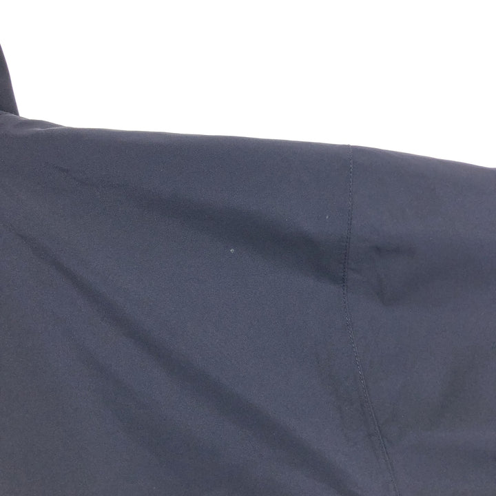 Vintage 80s-90'S Lands' End Gore-Tex Mountain Parka Shell Jacket, Men's Size Medium polyester navy blue type Vintage Second Hand