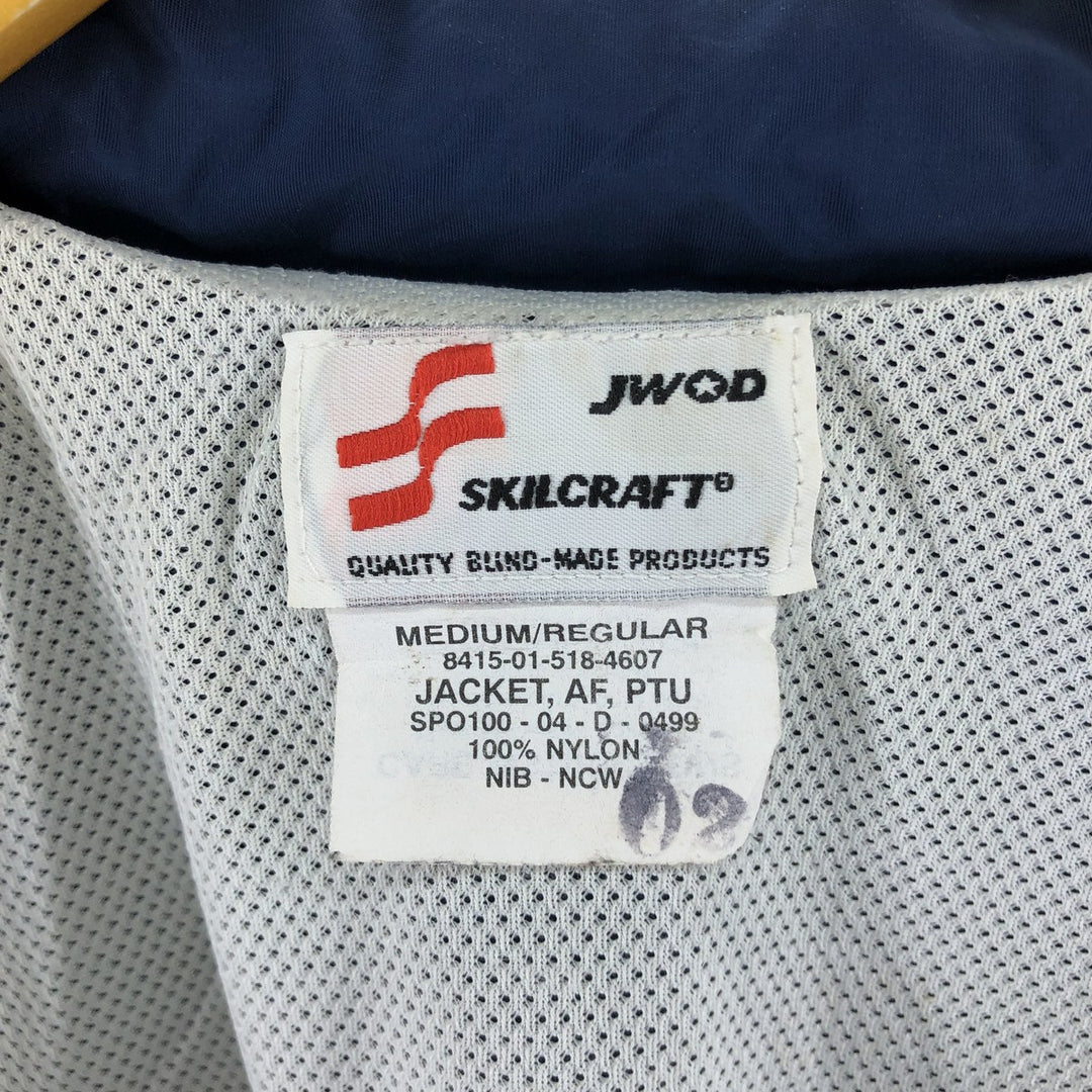 Genuine US military item, 00'S SKILCRAFT PTU training jacket, nylon jacket, made in USA, MEDIUM/REGULAR, equivalent to men's M /eaa513874