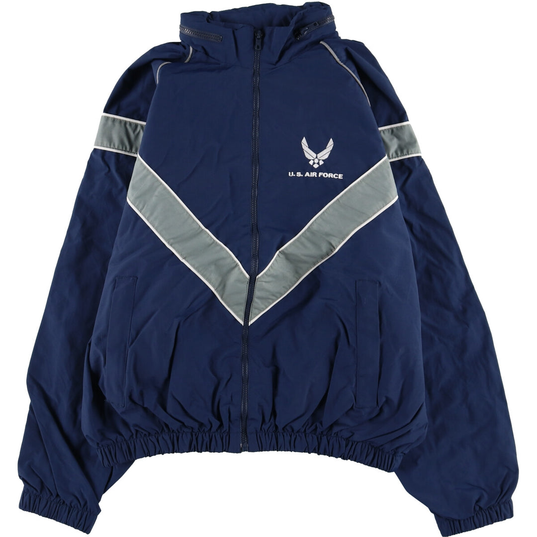 Genuine US military USAIR FORCE 00'S PTU training jacket nylon jacket made in USA LARGE SHORT men's L equivalent /eaa513875