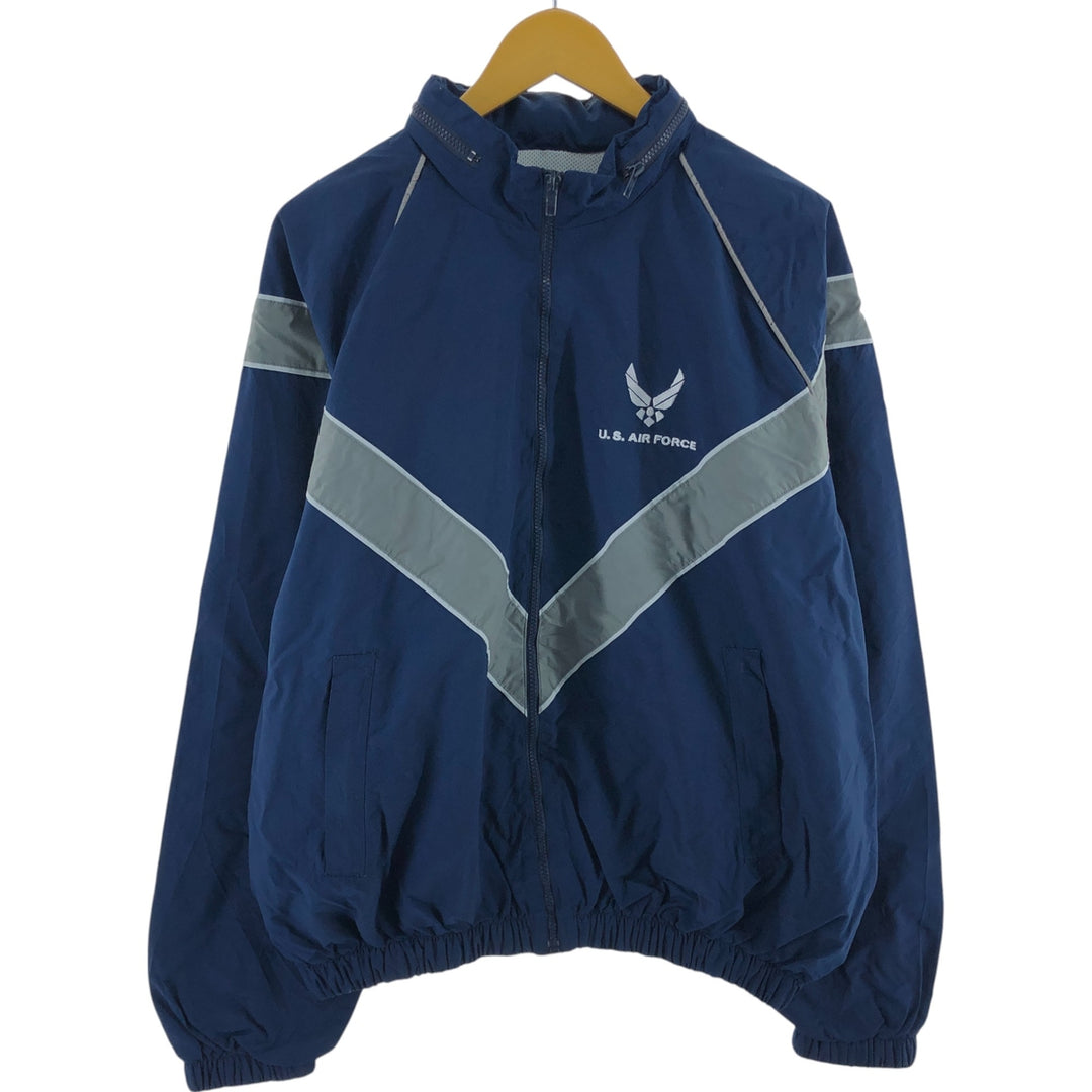 Genuine US military USAIR FORCE 00'S PTU training jacket nylon jacket made in USA LARGE REGULAR equivalent to men's L /eaa513880