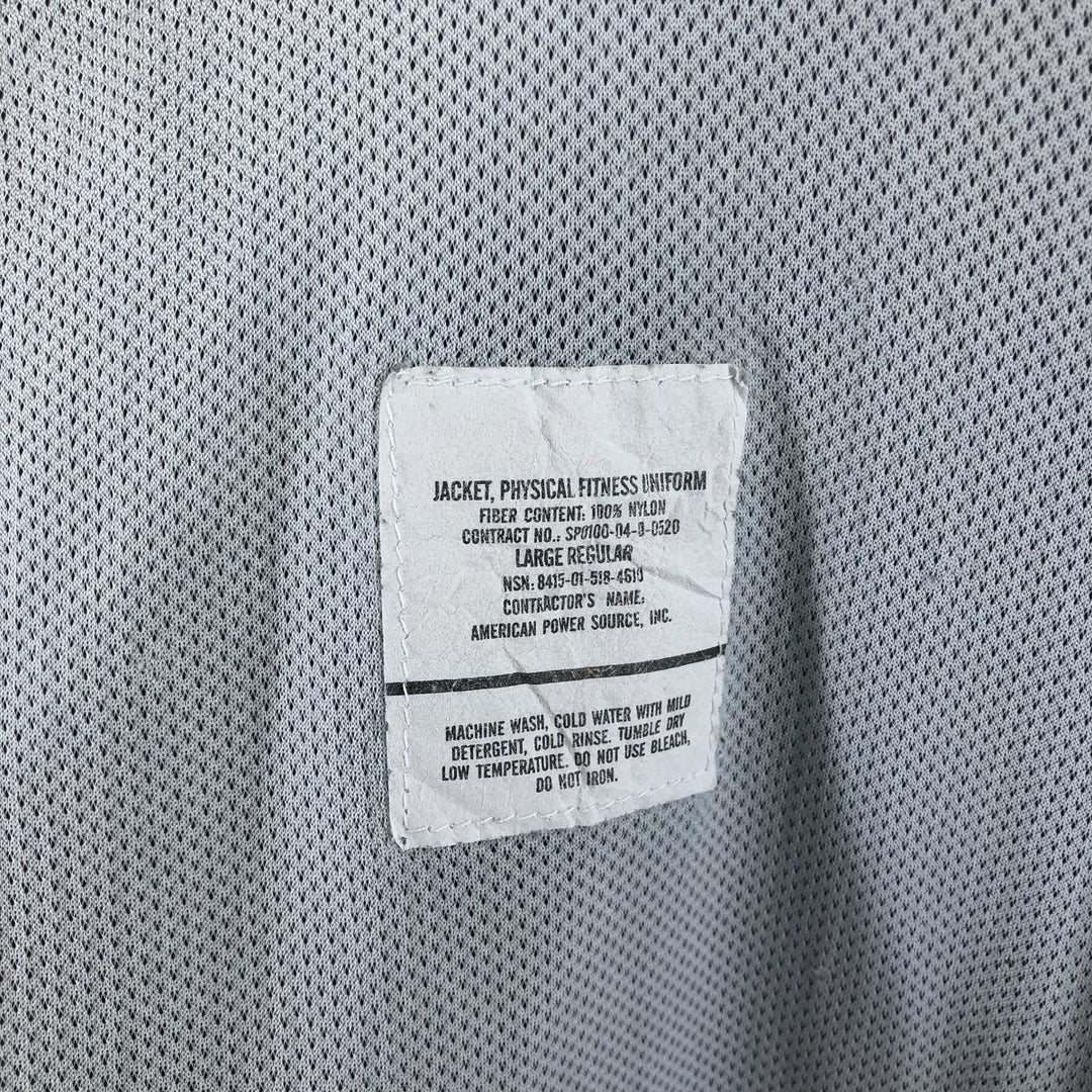 Genuine US military USAIR FORCE 00'S PTU training jacket nylon jacket made in USA LARGE REGULAR equivalent to men's L /eaa513880