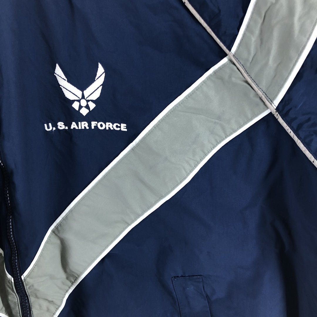 Genuine US military USAIR FORCE 00'S PTU training jacket nylon jacket made in USA LARGE REGULAR equivalent to men's L /eaa513880