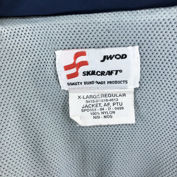 Genuine US military USAIR FORCE 00'S PTU training jacket nylon jacket made in USA X-LARGE/REGULAR equivalent to men's XL /eaa513882