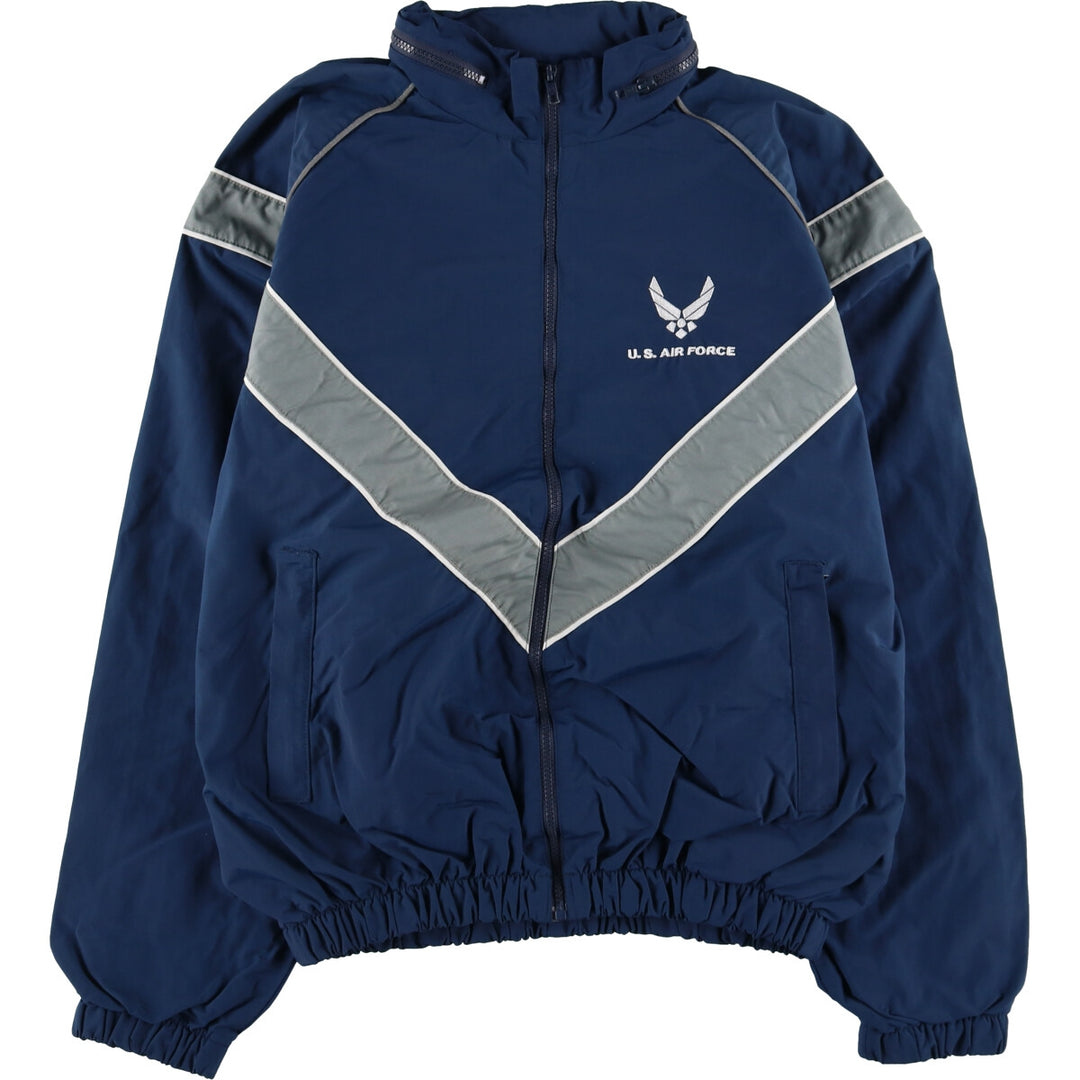 Genuine US military USAIR FORCE 00'S PTU training jacket nylon jacket made in USA LARGE REGULAR equivalent to men's L /eaa513883