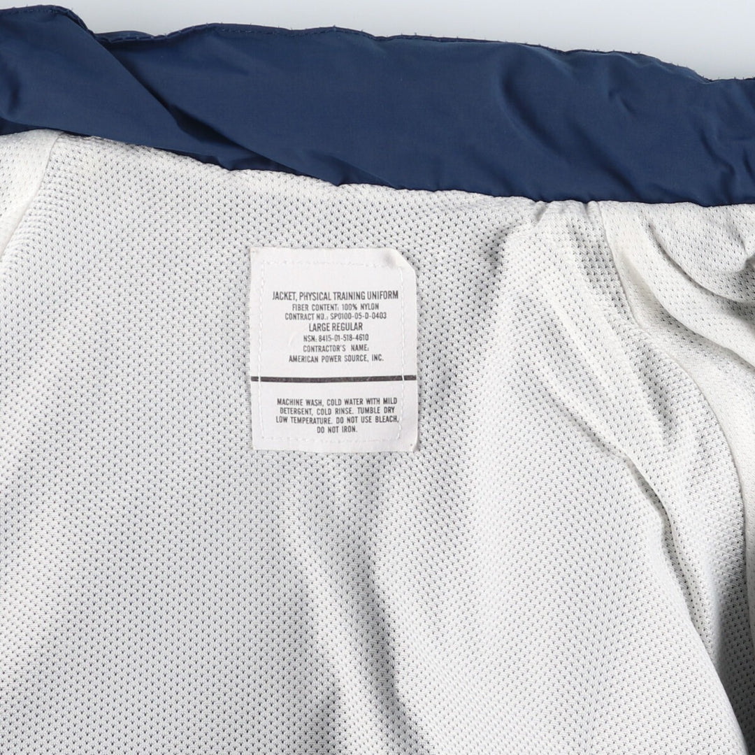 Genuine US military USAIR FORCE 00'S PTU training jacket nylon jacket made in USA LARGE REGULAR equivalent to men's L /eaa513883