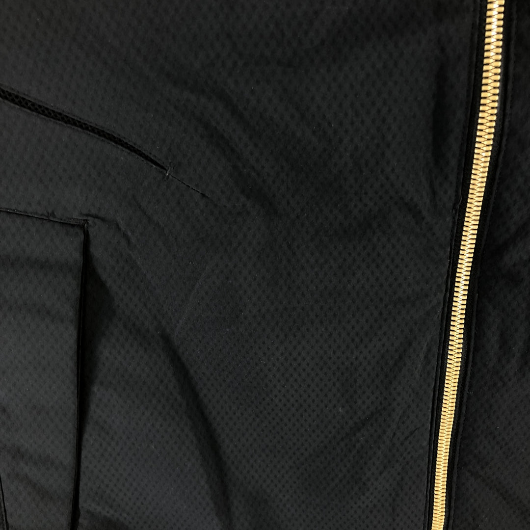 Adidas All Blacks windbreaker, men's size M polyester black type Vintage Second Hand