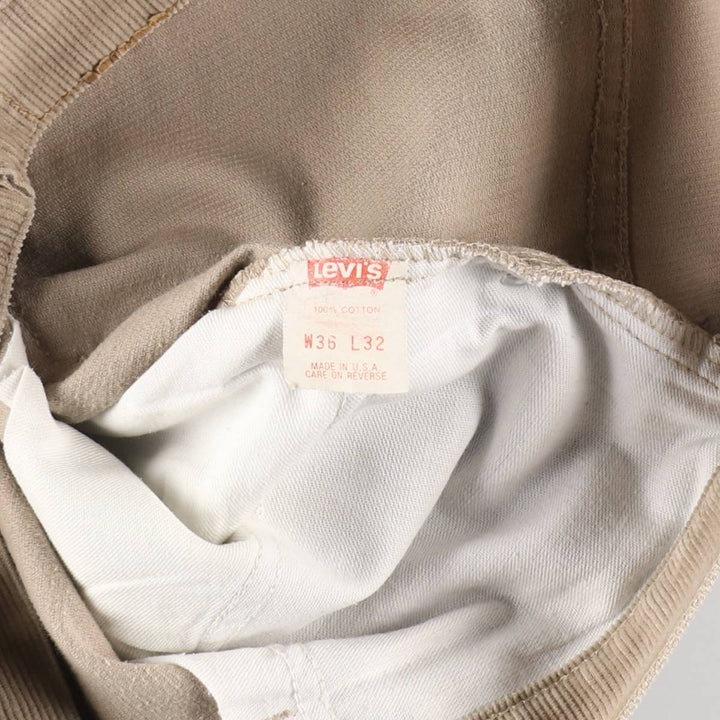 Levi's corduroy pants made in USA, men's size w36, vintage / eaa513964