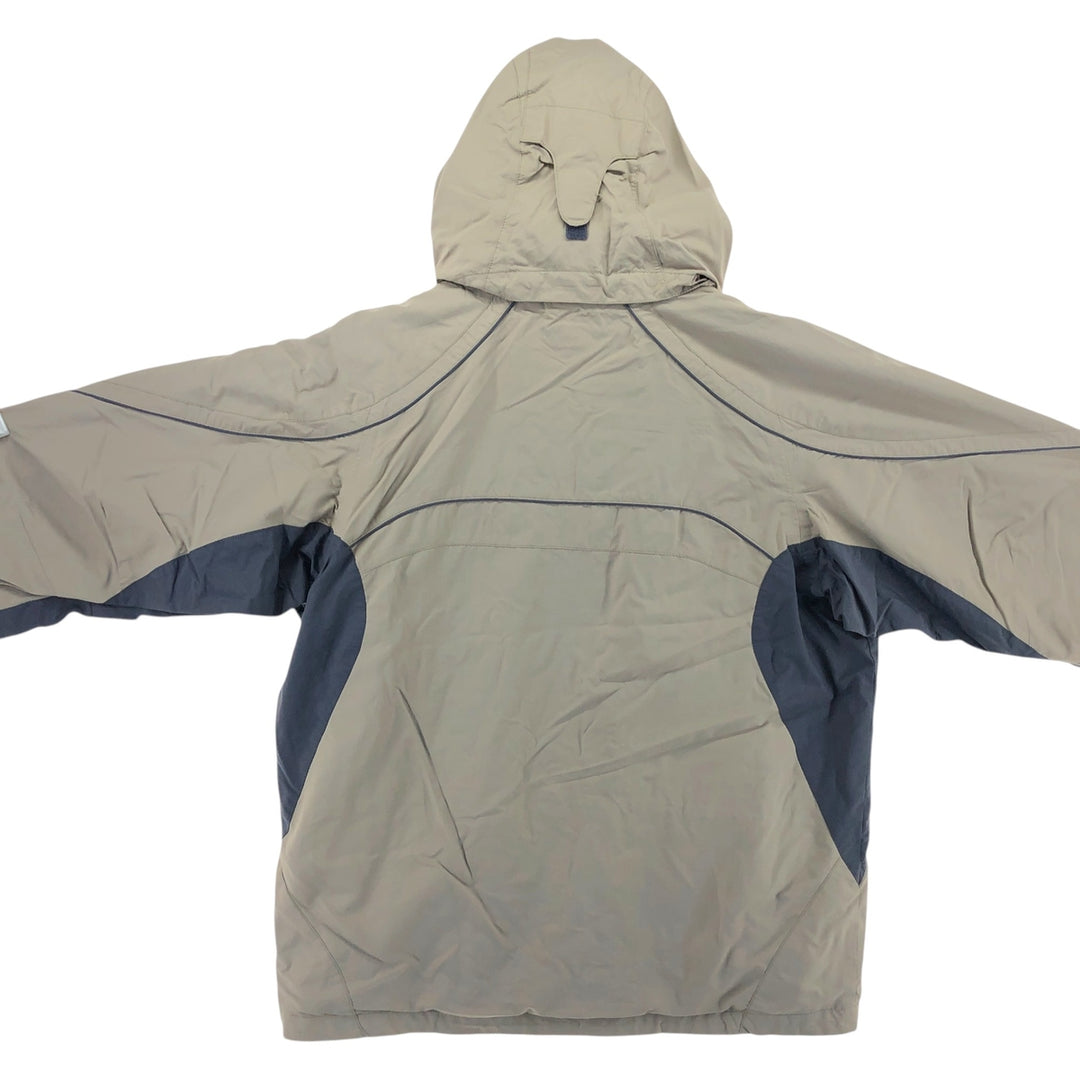 Columbia OMNI-TECH Mountain Parka Shell Jacket Men's M size Nylon Beige type Vintage Second Hand