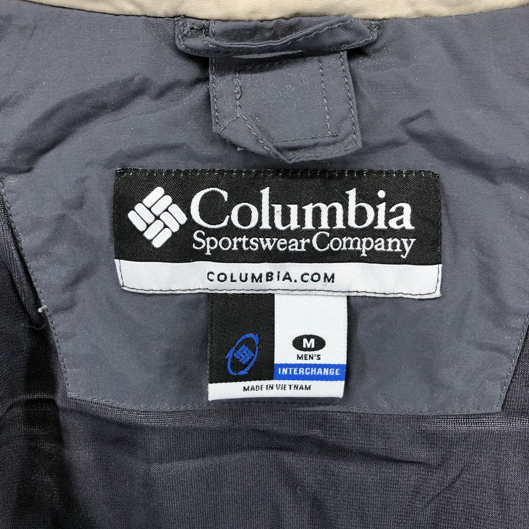 Columbia OMNI-TECH Mountain Parka Shell Jacket Men's M size Nylon Beige type Vintage Second Hand