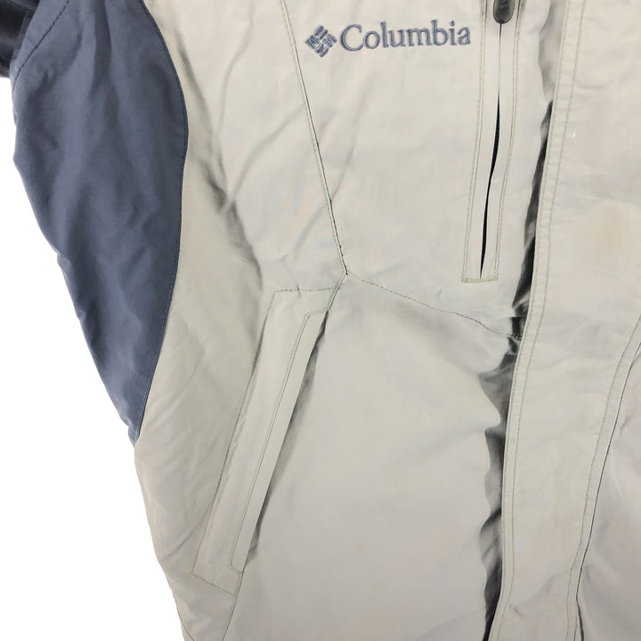Columbia OMNI-TECH Mountain Parka Shell Jacket Men's M size Nylon Beige type Vintage Second Hand