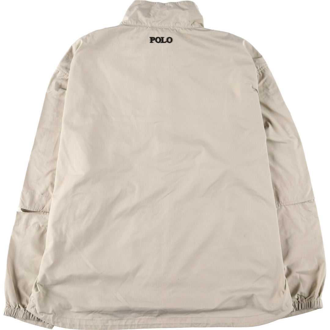 Ralph Lauren POLO GOLF Windbreaker for Men, Size XXL polyester Beige type Vintage Second Hand