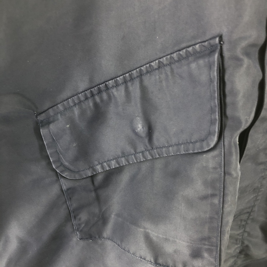 Vintage 1990'S Ralph Lauren Polo Sport Pilot nylon jacket, size L, men's Nylon navy blue type Vintage Second Hand