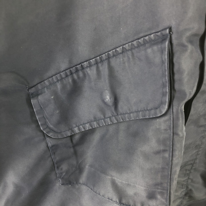 Vintage 1990'S Ralph Lauren Polo Sport Pilot nylon jacket, size L, men's Nylon navy blue type Vintage Second Hand